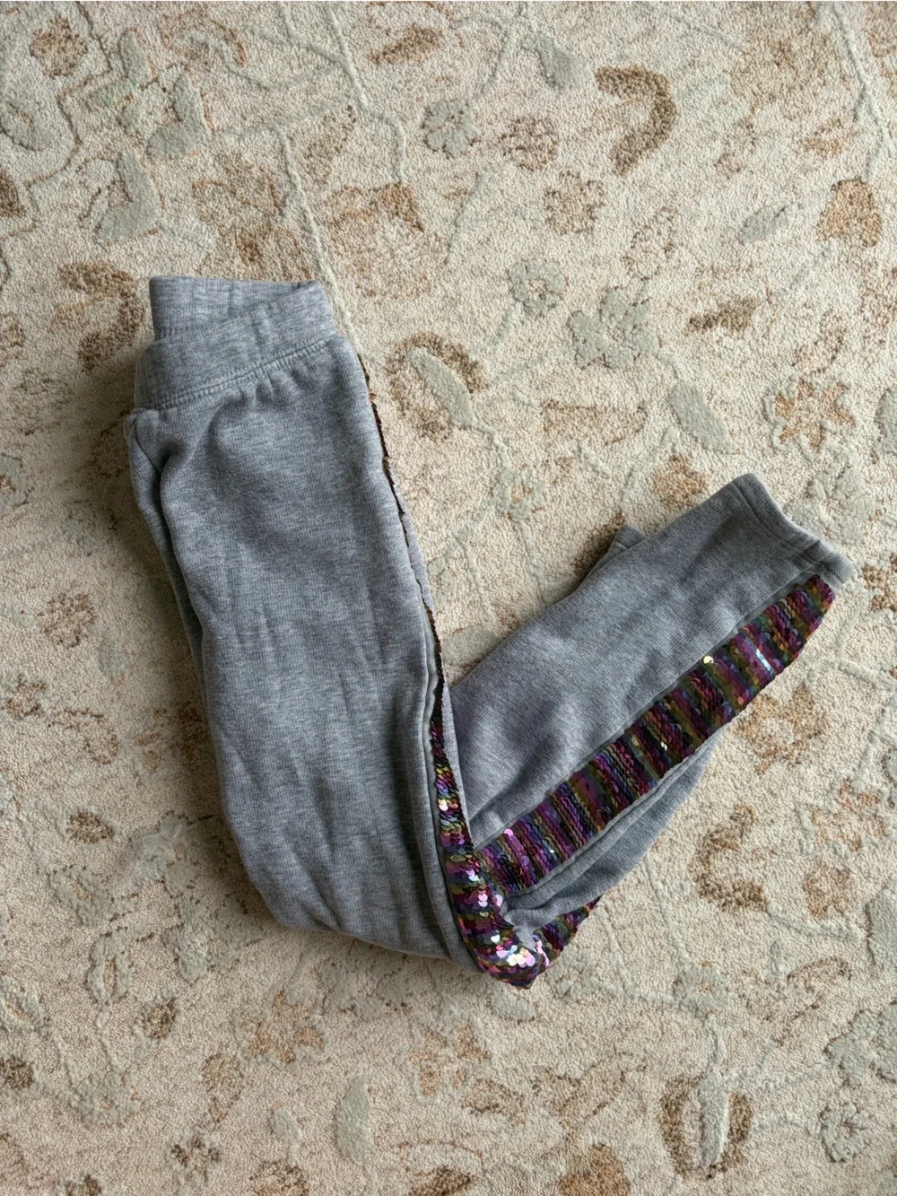 GAP Kids Colorful Striped Sequin Joggers